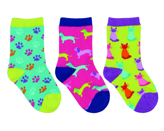 Socksmith Socks S-3 Kids 2-4 years DOGS CATS