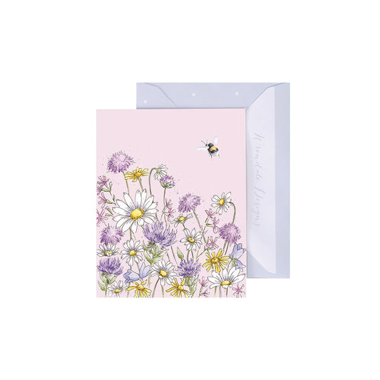 Wrendale Designs Mini card BEE Just Bee-cause