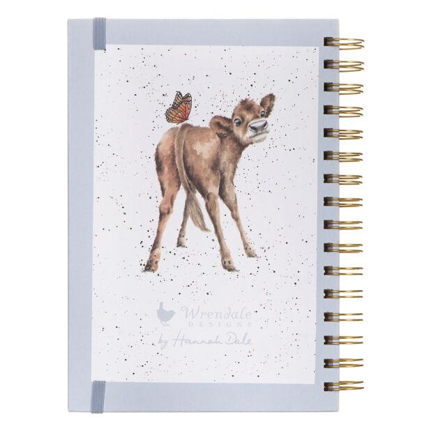 Wrendale Designs Spiral Notebook A5 COW