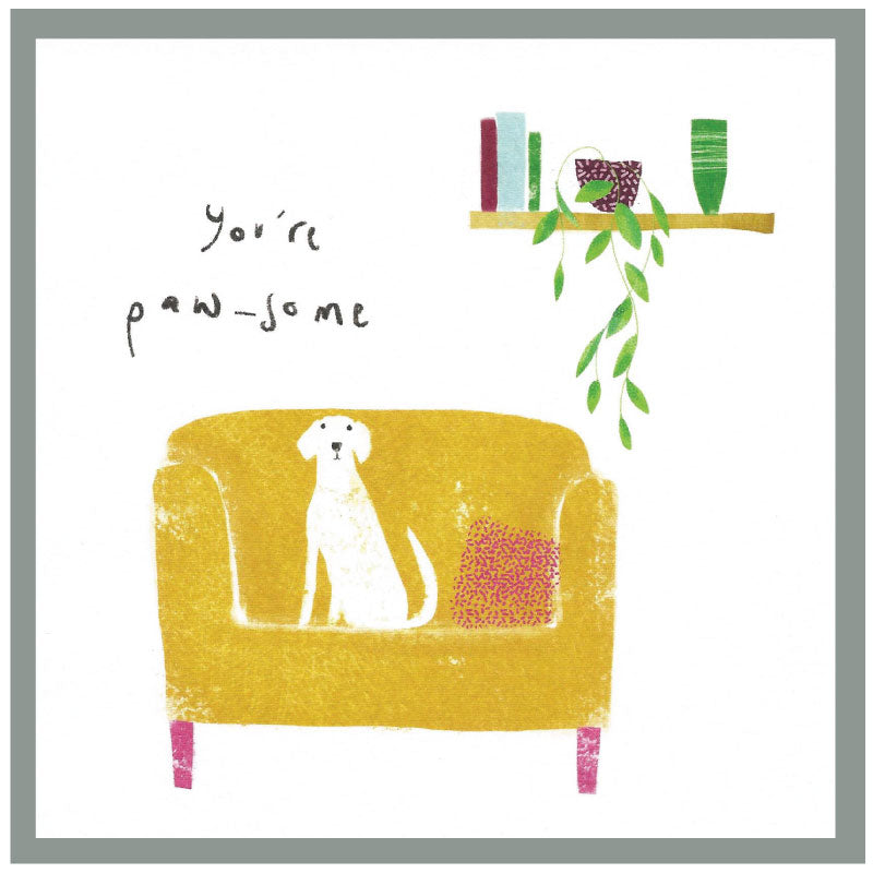 Cinnamon Aitch Margot Greeting Card Dog PAW-SOME