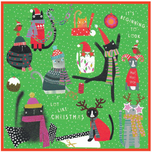 Cinnamon Aitch Christmas Card Margot Cat ... LOOK LIKE