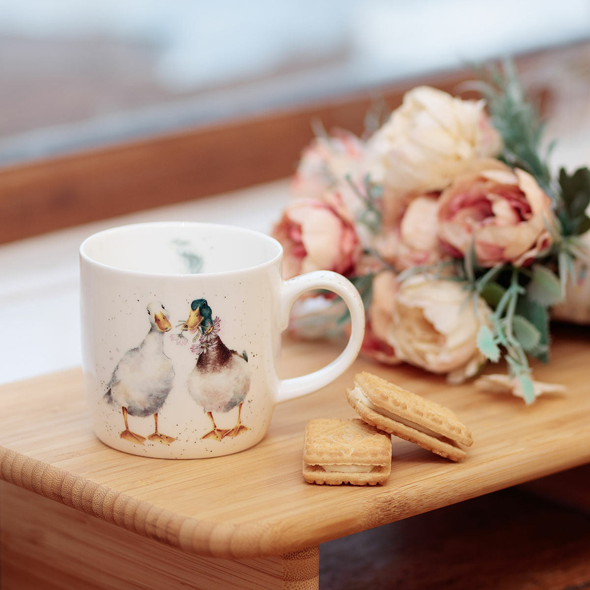 Wrendale Designs Mug DUCKS daisies