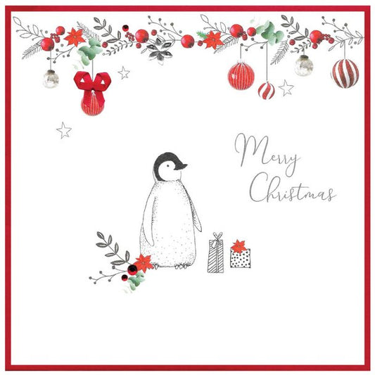 Cinnamon Aitch Christmas Card Piccadilly Penguin GIFTS