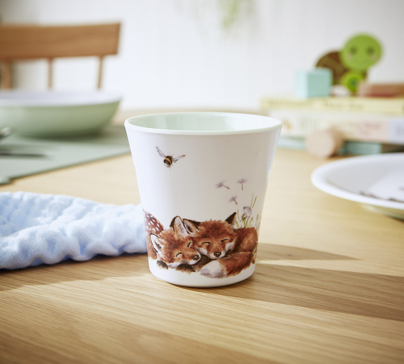 Wrendale Designs Little Wren Royal Worcester Beaker DEER