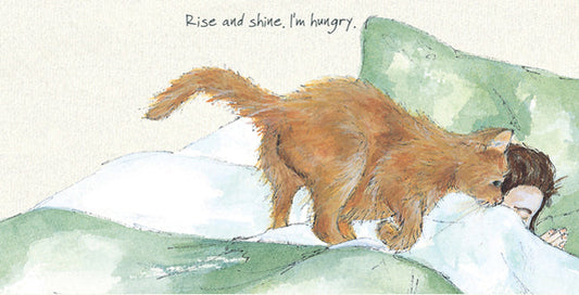 The Little Dog Laughed Premium Card Cat GINGER Marmalade