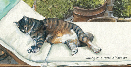 The Little Dog Laughed Premium Card Cat TABBY Tabby McTat