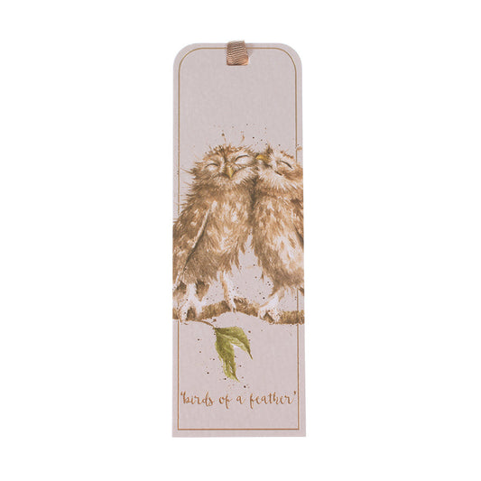Wrendale Designs Bookmark featuring Hannah Dale's artwork of two Owls