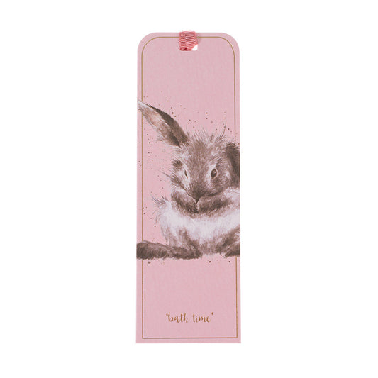 Wrendale Designs Bookmark featuring Hannah Dale's artwork of a Rabbit cleaning itself