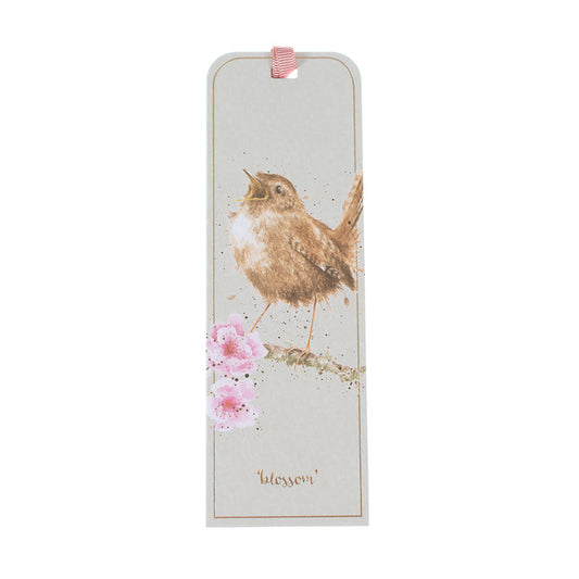 Wrendale Designs Bookmark featuring Hannah Dale's artwork of a 'singing' Wren