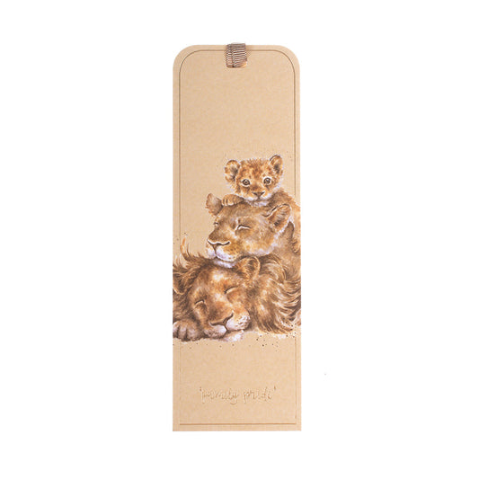 Wrendale Designs Bookmark featuring Hannah Dale's artwork of a Lion family
