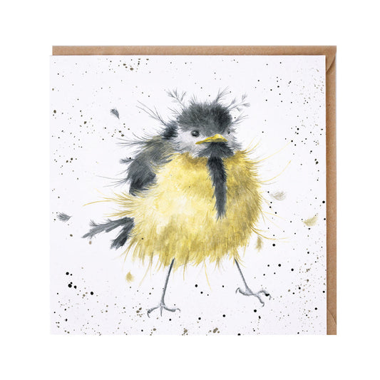 Wrendale Designs card Country Set A LITTLE BIRDIE great tit
