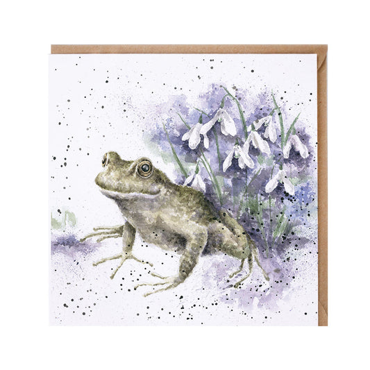 Wrendale Designs card Country Set THE HAPPY FROG frog