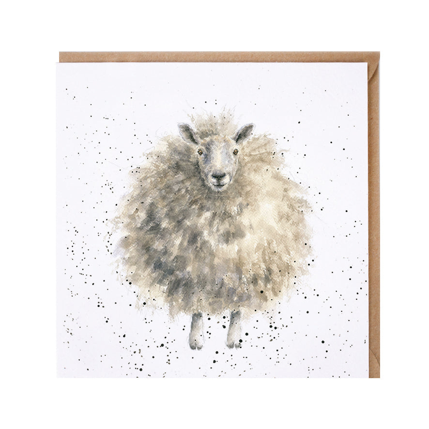 Wrendale Designs card Country Set THE WOOLLY JUMPER sheep