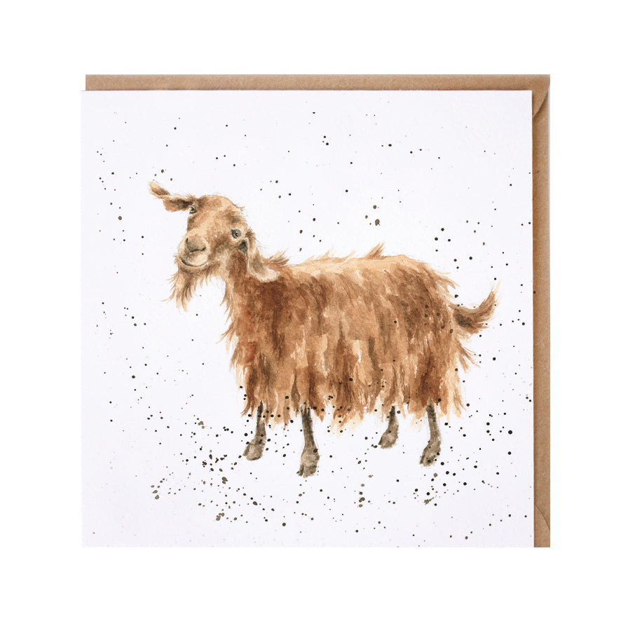 Wrendale Designs card Country Set THE HIPSTER goat