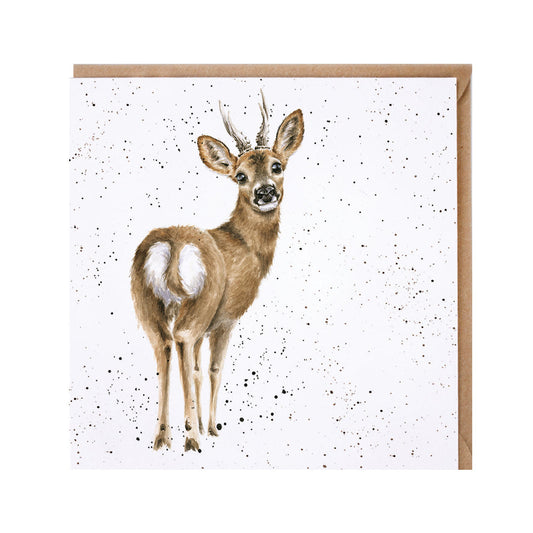 Wrendale Designs card Country Set THE ROE DEER deer