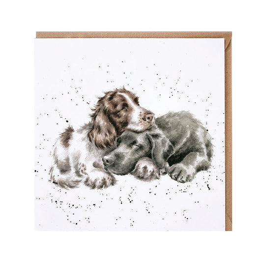 Wrendale Designs card Country Set GROWING OLD TOGETHER dogs