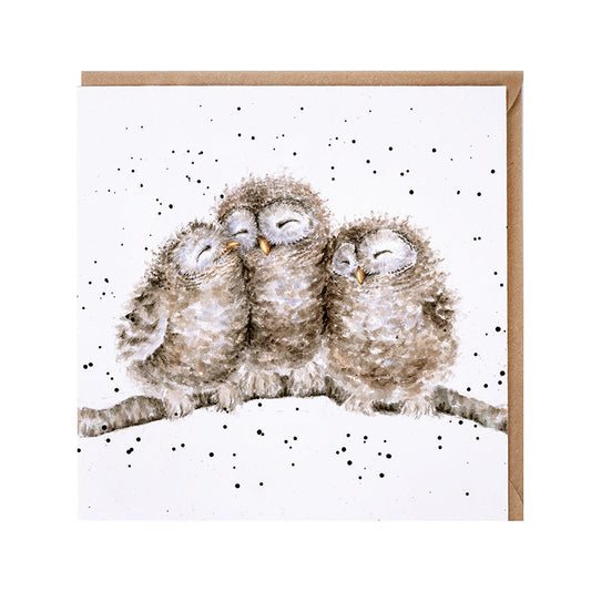 Wrendale Designs card Country Set OWL TOGETHER owls
