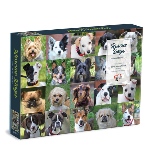 Jigsaw Galison Danny & Ron's RESCUE DOGS 1000pc 