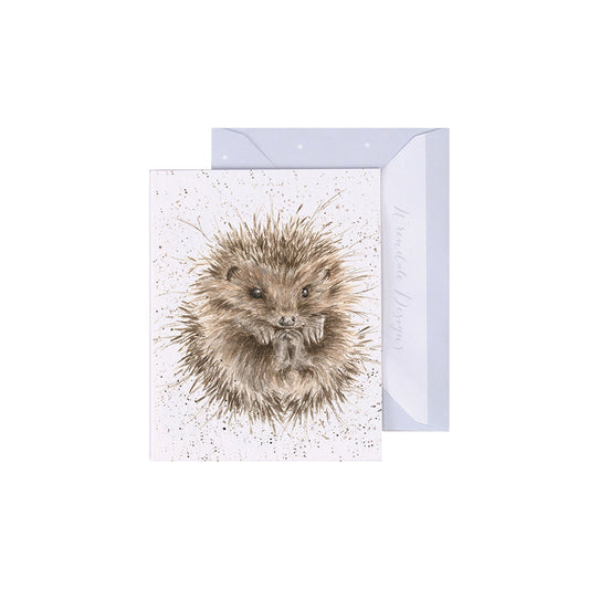 Wrendale Designs Mini card Hedgehog AWAKENING 