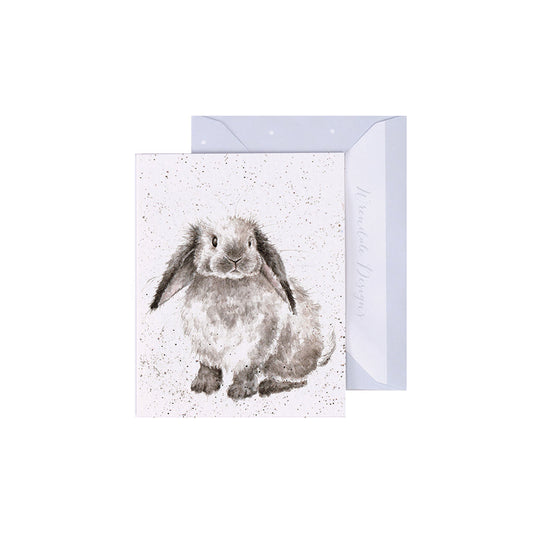 Wrendale Designs Mini card Rabbit ROSIE 