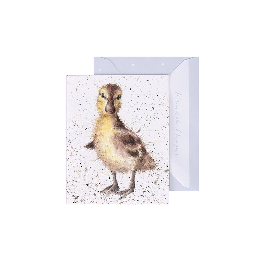 Wrendale Designs Mini card Duckling JUST HATCHED