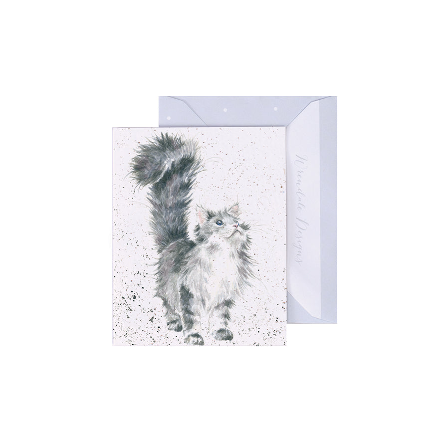 Wrendale Designs Mini card Cat LADY OF THE HOUSE