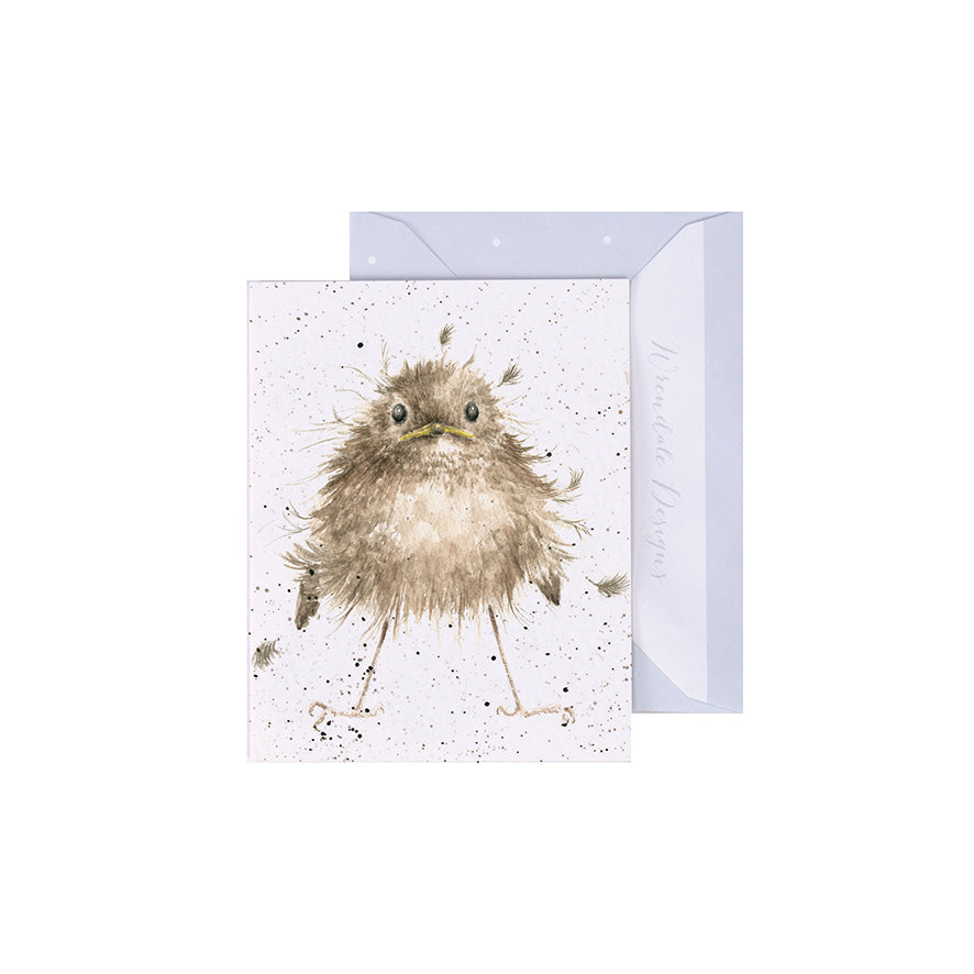 Wrendale Designs Mini card Bird LITTLE WREN