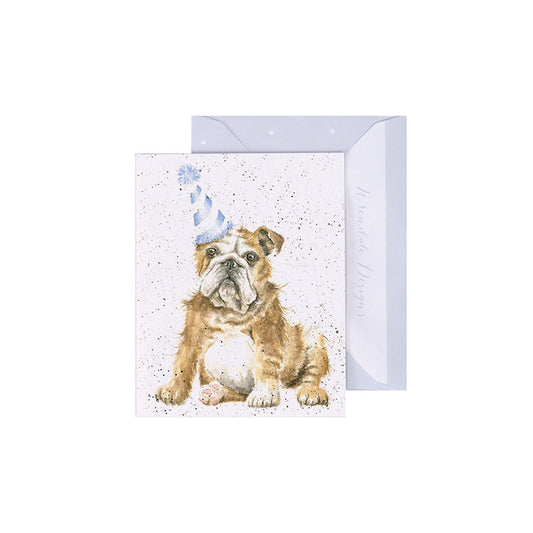 Wrendale Designs Mini card Dog SMILE 