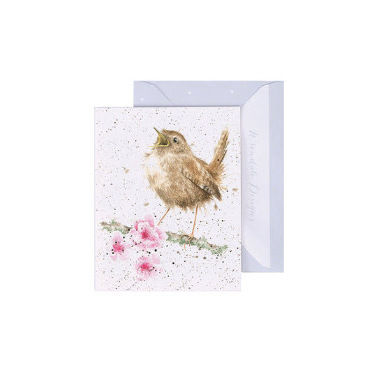 Wrendale Designs Mini card Bird LITTLE TWEETS  