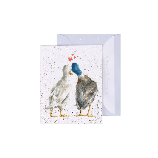 Wrendale Designs Mini card Ducks DUCK LOVE   