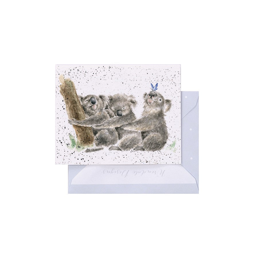 Wrendale Designs Mini card Koalas THREE OF A KIND