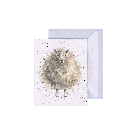 Wrendale Designs Mini card Sheep THE WOOLLY JUMPER  