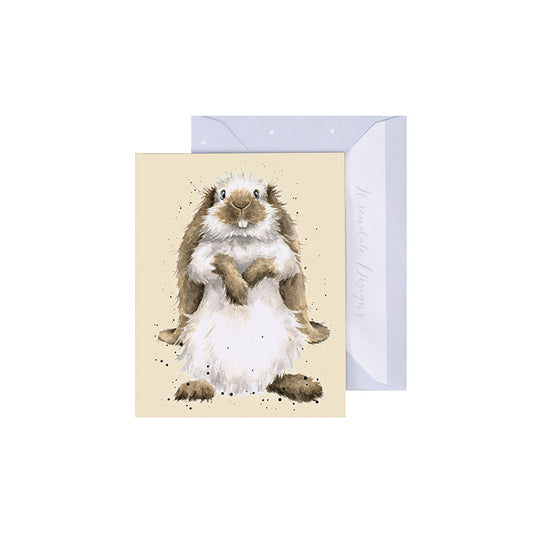 Wrendale Designs Mini card Rabbit EARISISTIBLE  