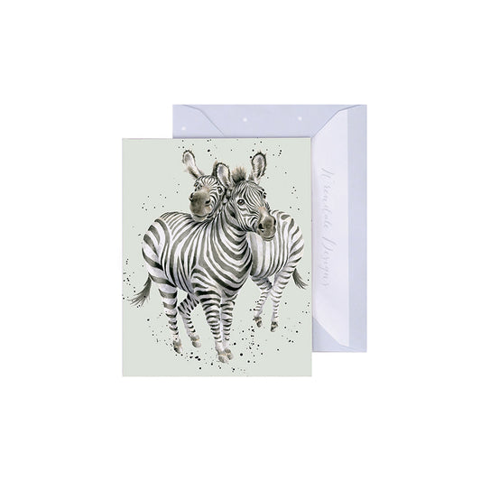 Wrendale Designs Mini card Zebras STILL MY FAVOURITE  