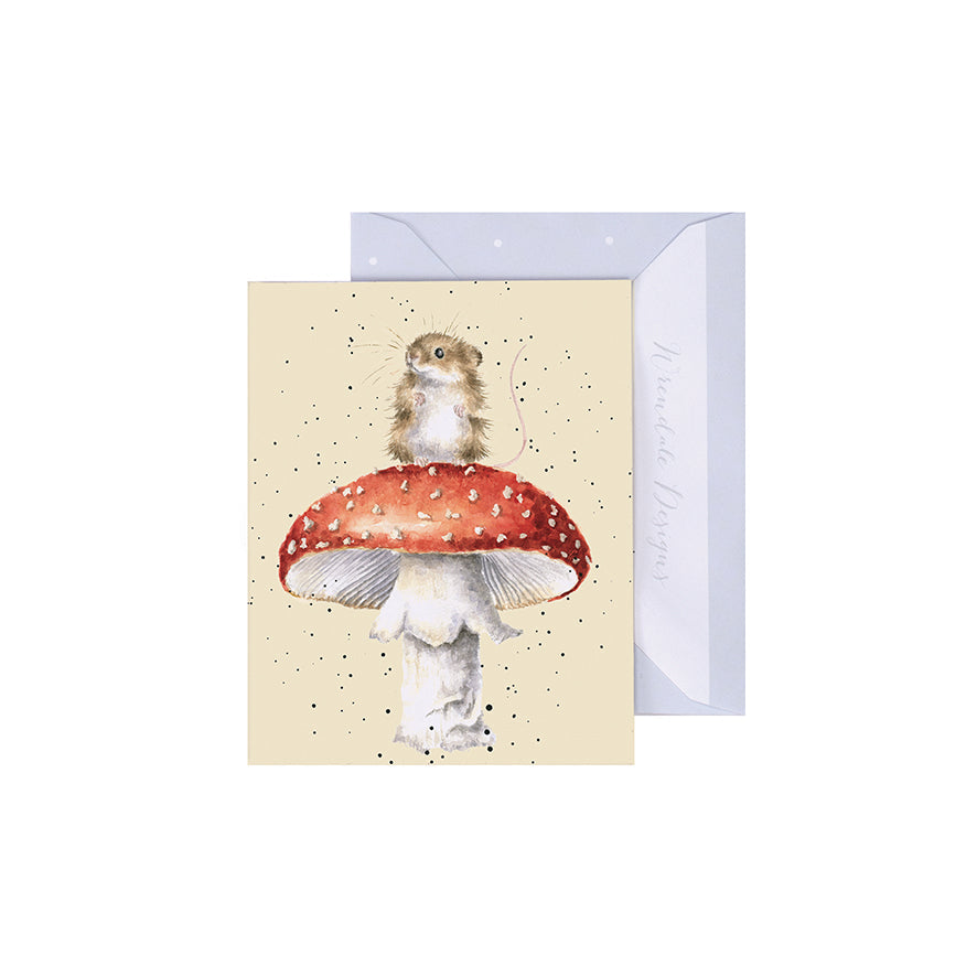 Wrendale Designs Mini card Mouse HE'S A FUN GUY