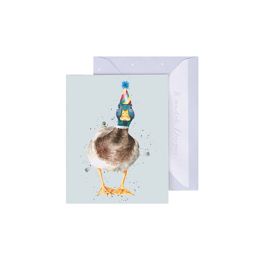 Wrendale Designs Mini card Duck CONQUACKULATIONS  