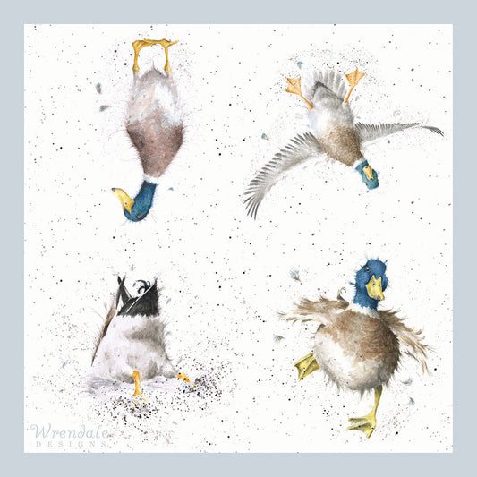 Wrendale Designs Napkins DUCK a-waddle 