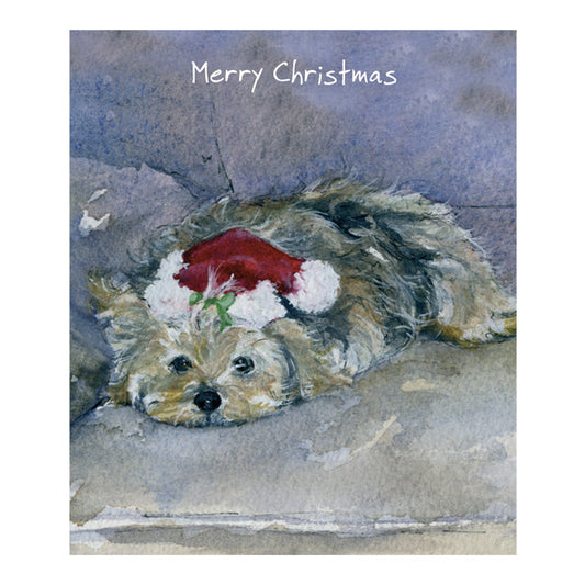 The Little Dog Laughed Mini Christmas Card Dog YORKSHIRE TERRIER Tubbs