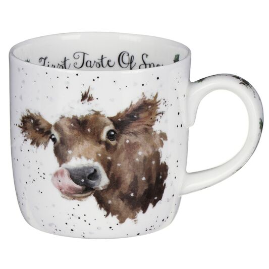Wrendale Designs Christmas Mug COW