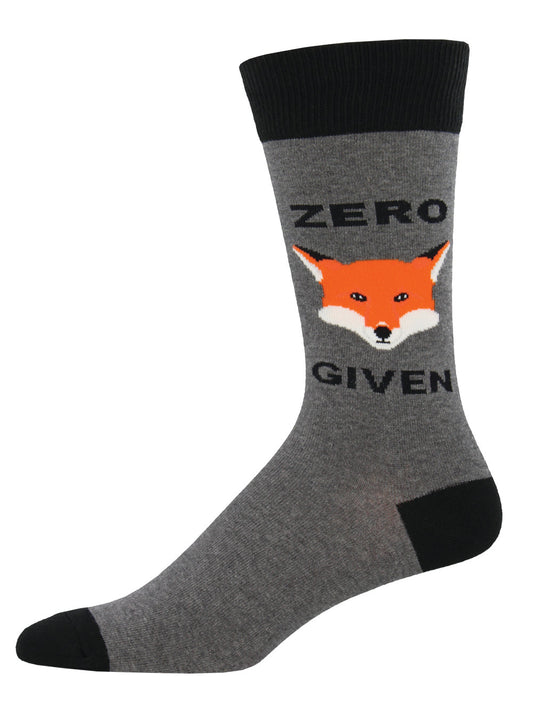 Socksmith Socks Large (men) ZERO FOX GIVEN charcoal