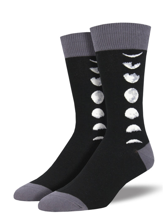 Socksmith Socks Large (men) MOON PHASES black