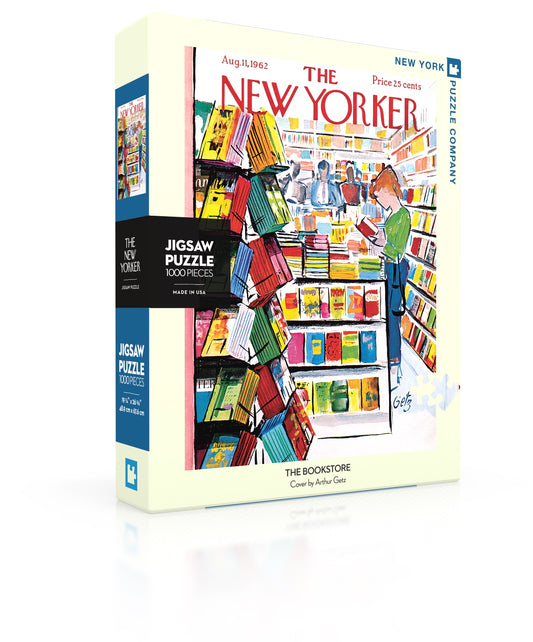 Jigsaw New York Puzzle Co THE BOOKSTORE 1000pc