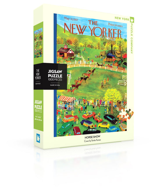 Jigsaw New York Puzzle Co HORSE SHOW 1000pc