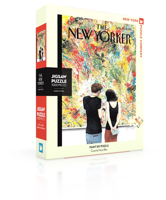 Jigsaw New York Puzzle Co PAINT BY PIXELS 1000pc