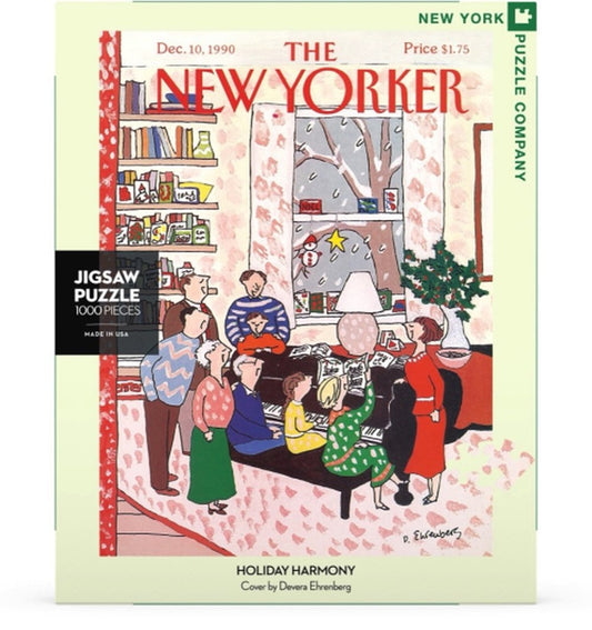 Jigsaw New York Puzzle Co New Yorker HOLIDAY HARMONY 1000pc