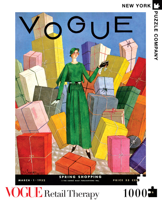 Jigsaw New York Puzzle Co Vogue RETAIL THERAPY 1000pc