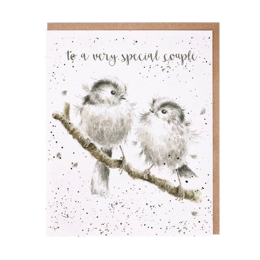 Wrendale Designs card Occasions Couple LOVEBIRDS long-tailed tits