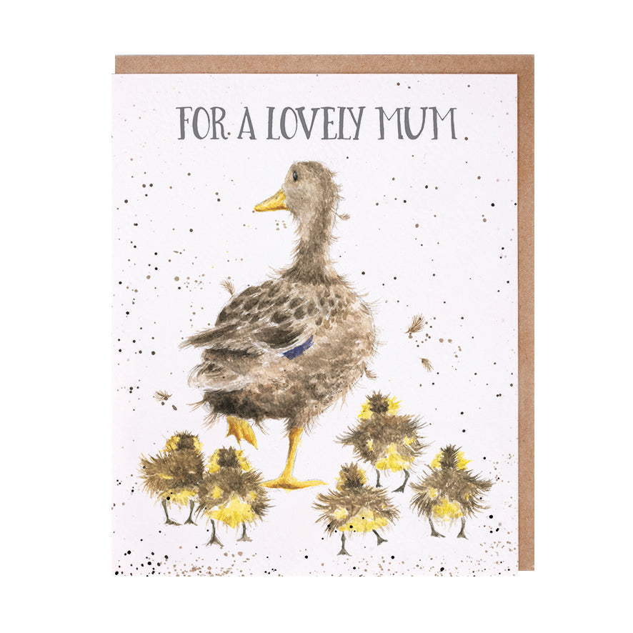 Wrendale Designs card Occasions Mother LOVELY MUM ducks