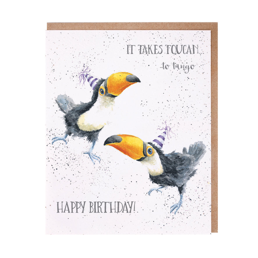 Wrendale Designs card Occasions Birthday TOUCAN toucan