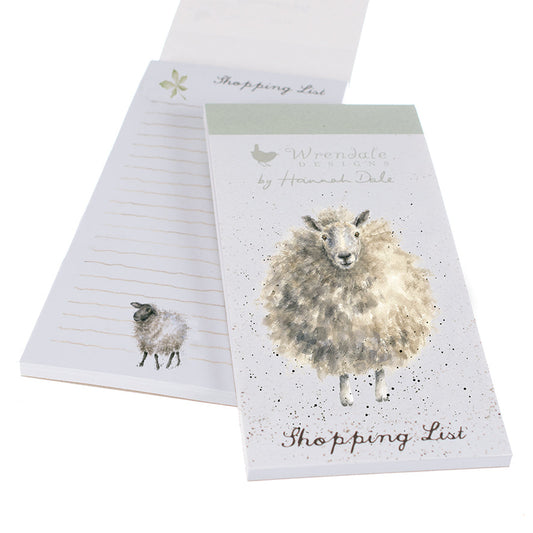 Wrendale Designs Shopping Pad magnetic SHEEP